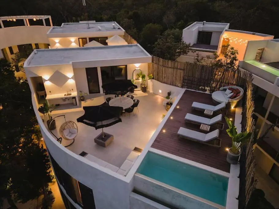 Luxury In Tulum L Huge Private Rooftop With Pool location